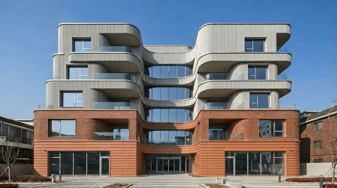 미트하임 건축 외관